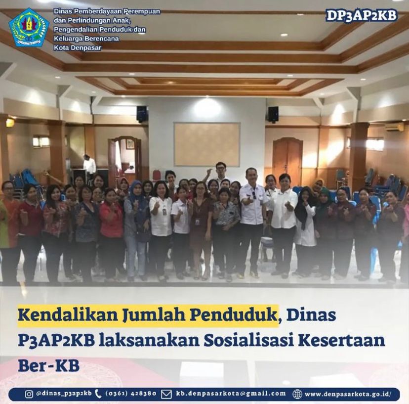 KENDALIKAN JUMLAH PENDUDUK, DINAS P3AP2KB LAKSANAKAN SOSIALISASI KESERTAAN BER-KB