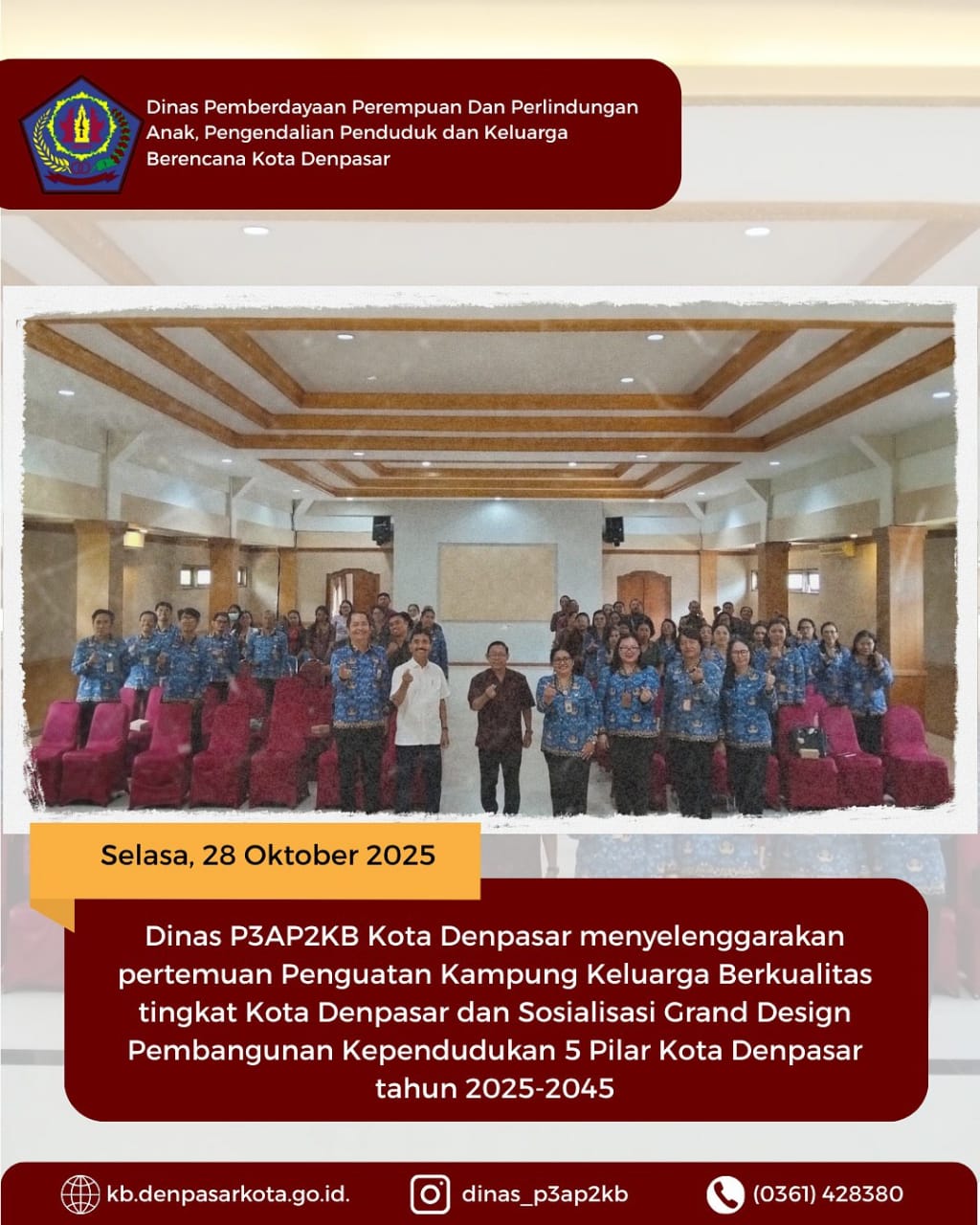 SOSIALISASI GRAND DESIGN PEMBANGUNAN KEPENDUDUKAN 