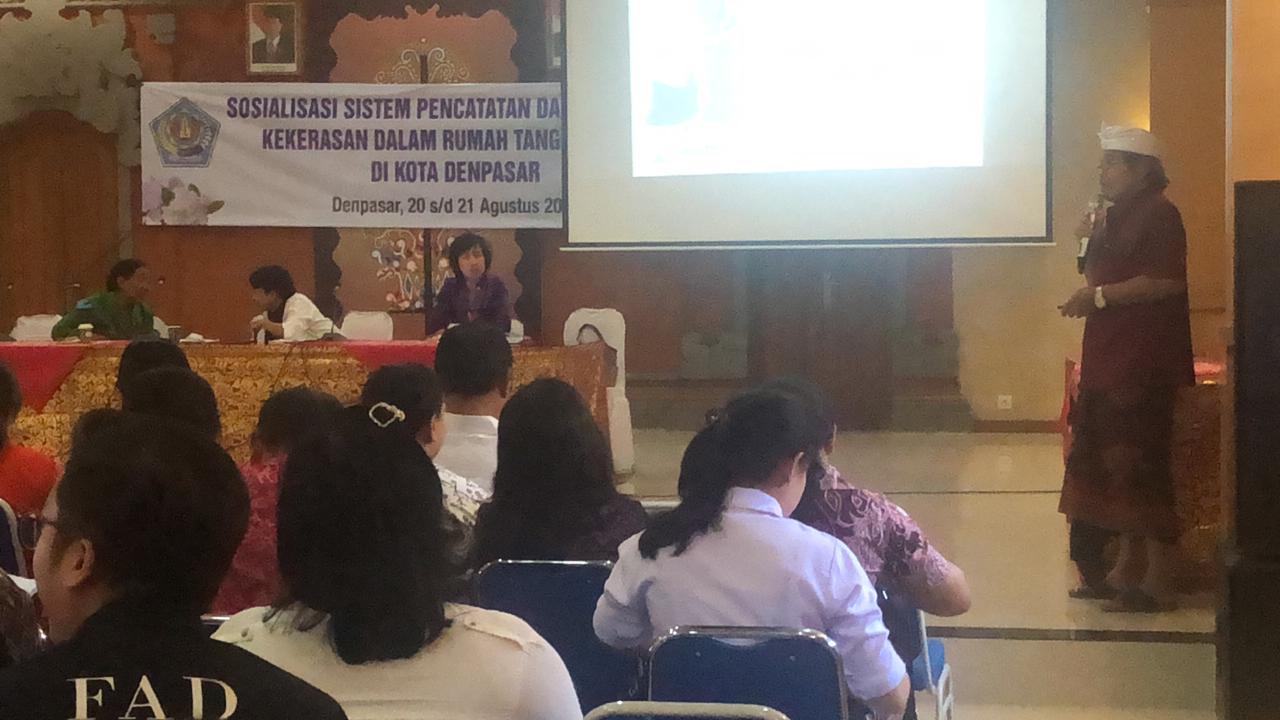 SOSIALISASI PENCATATAN DAN PELAPORAN KDRT KOTA DENPASAR 