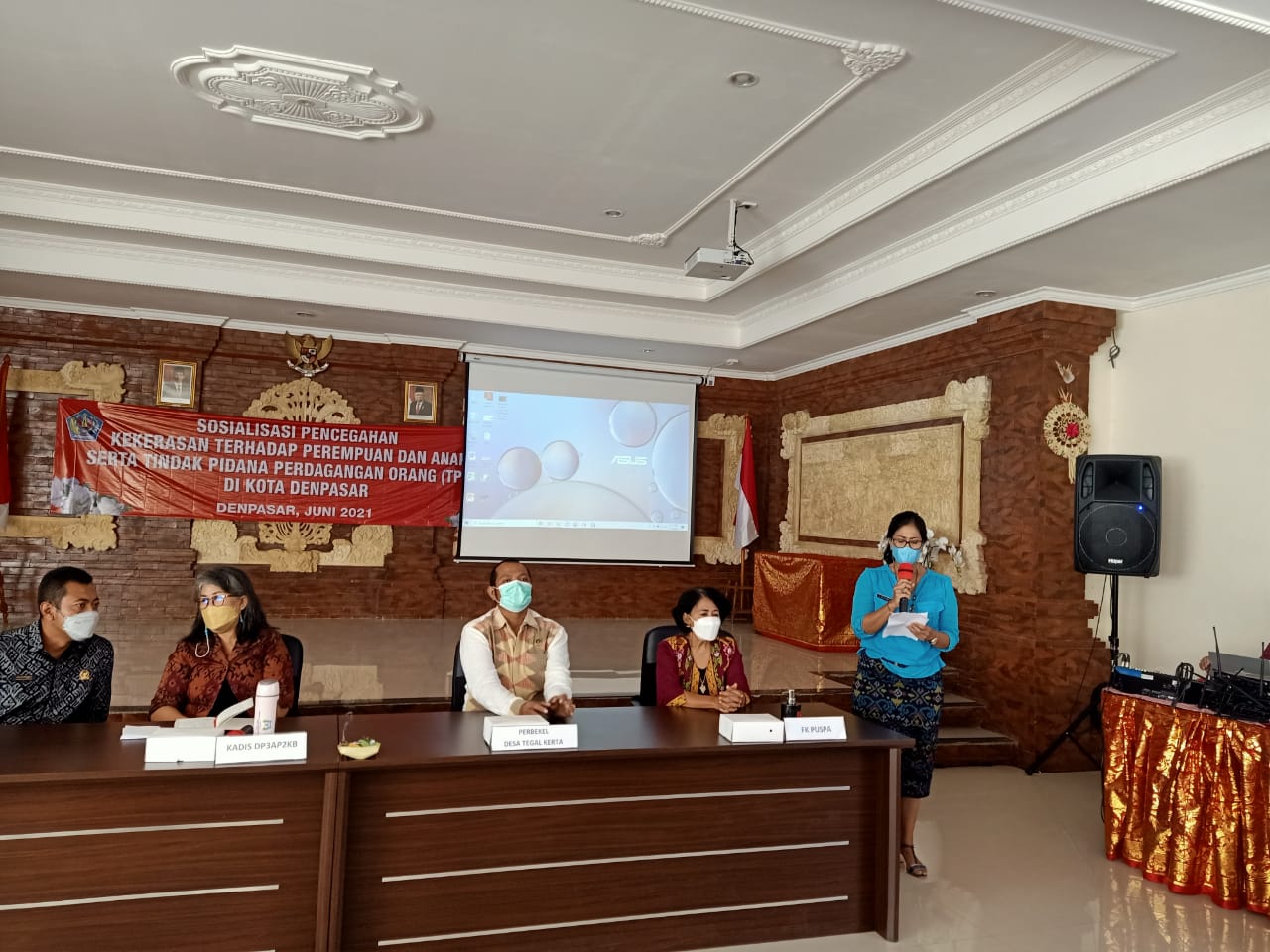 SOSIALISASI PENCEGAHAN KEKERASAN TERHADAP PEREMPUAN DAN ANAK SERTA TPPO DI KECAMATAN DENPASAR BARAT 